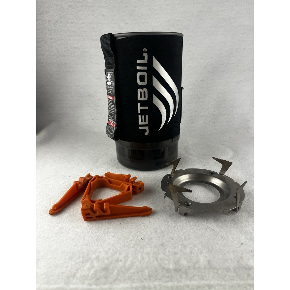 Jetboil Flash Camping and Backpacking Stove Cooking System + Pot & Fuel Support